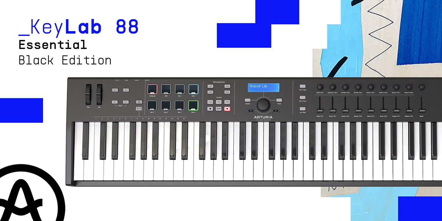 KeyLabEssential88 Black Front2